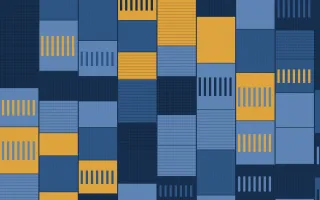 Jodhpur Indigo Strip Weave — colourful gold and blue strip-weave background