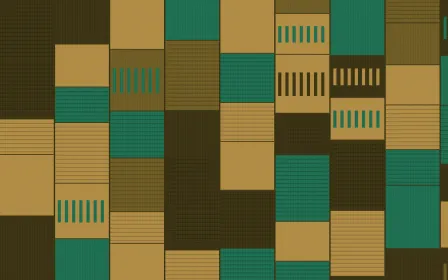 Kerala Spice Strip Weave — colourful green, brown and gold strip-weave background