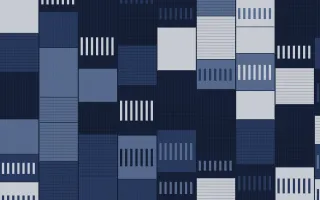 Kyoto Indigo Strip Weave — colourful grey and blue strip-weave background