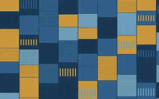 Lisbon Azul Strip Weave — colourful gold and blue strip-weave background