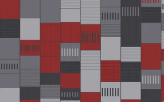 London Fog Strip Weave — colourful red and grey strip-weave background