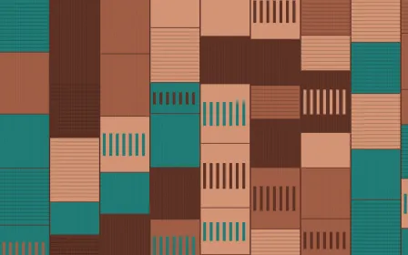 Marrakech Rose Strip Weave — colourful teal and orange strip-weave background