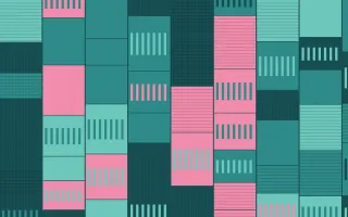 Miami Deco Strip Weave — colourful pink and teal strip-weave background
