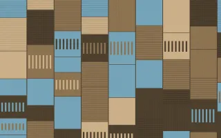 Pampas Cream Strip Weave — colourful blue and orange strip-weave background