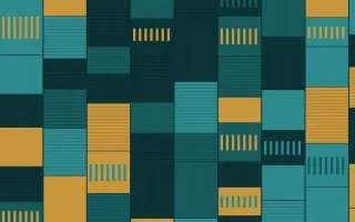 Peacock Court Strip Weave — colourful gold and teal strip-weave background