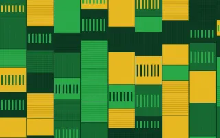 Rio Carnival Strip Weave — colourful gold and green strip-weave background