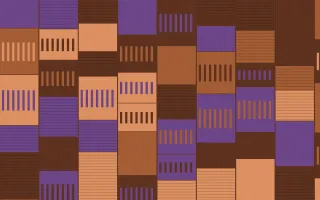Sahara Dusk Strip Weave — colourful purple and orange strip-weave background