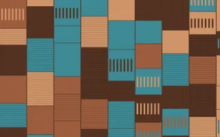 Santa Fe Adobe Strip Weave — colourful teal and orange strip-weave background
