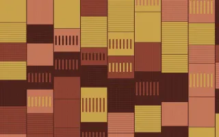Venetian Rosso Strip Weave — colourful gold, brown and orange strip-weave background