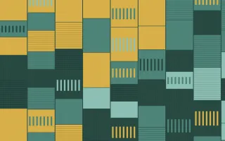 Winter Palace Strip Weave — colourful gold and teal strip-weave background
