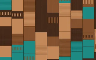 Zanzibar Spice Strip Weave — colourful teal, brown and orange strip-weave background