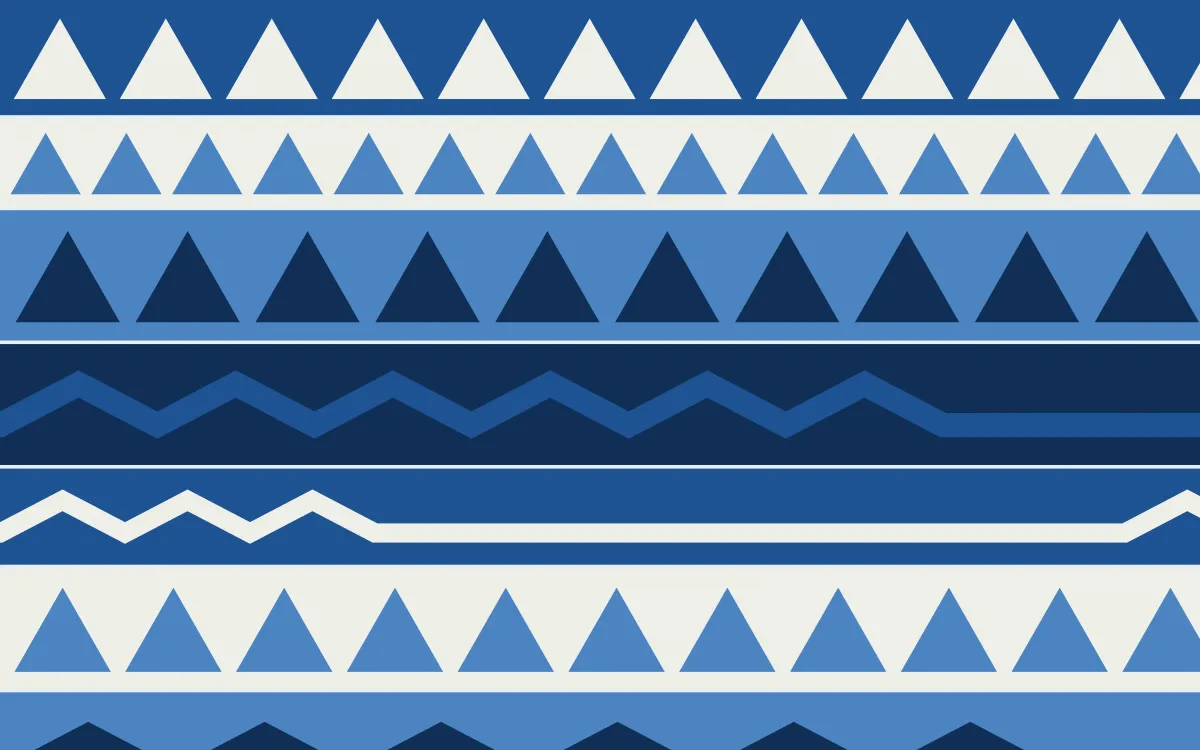 Aegean Noon Kilim — colourful blue and white kilim background