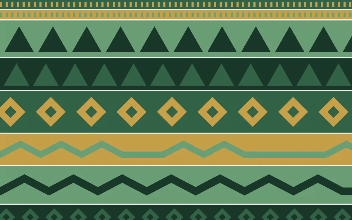 Alhambra Jade Kilim — colourful green and gold kilim background