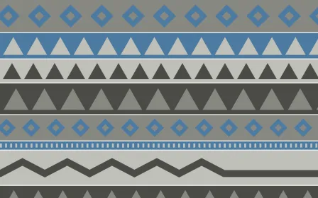 Alpine Chalk Kilim — colourful grey and blue kilim background