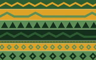 Amazônia Kilim — colourful green and gold kilim background