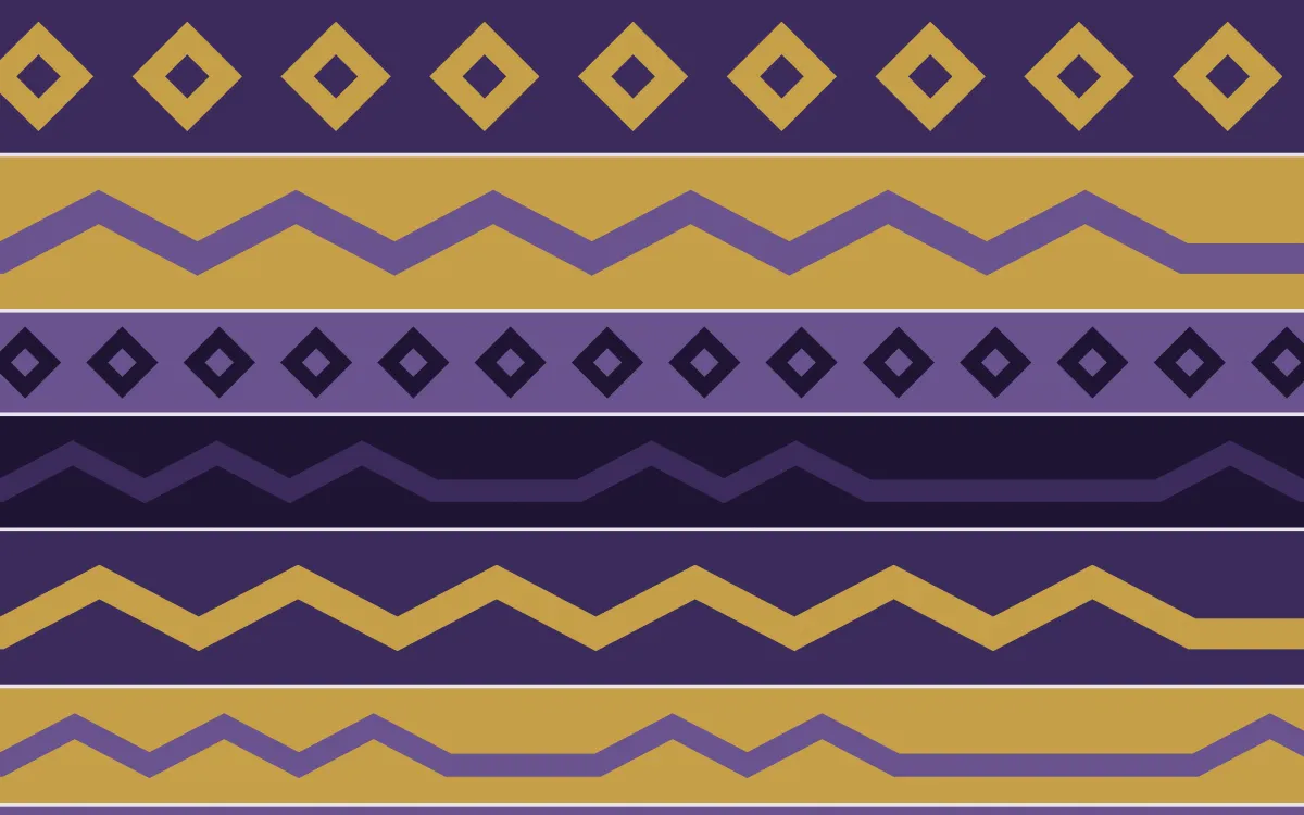 Arabian Night Kilim — colourful purple and gold kilim background
