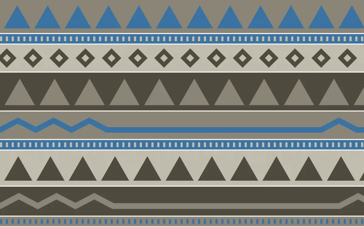 Athens Marble Kilim — colourful yellow and blue kilim background
