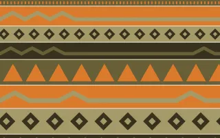 Bali Temple Kilim — colourful brown, orange and yellow kilim background