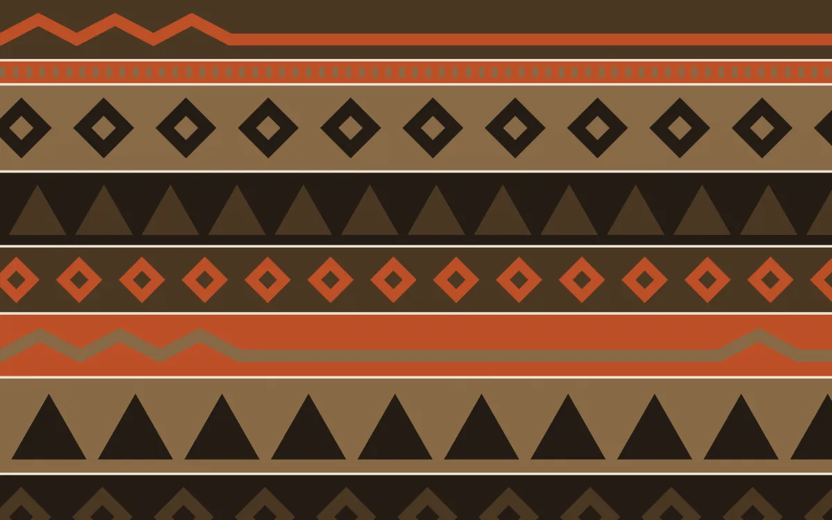 Bamako Earth Kilim — colourful brown and orange kilim background