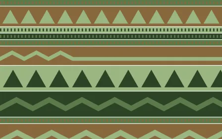 Bamboo Mist Kilim — colourful green and brown kilim background