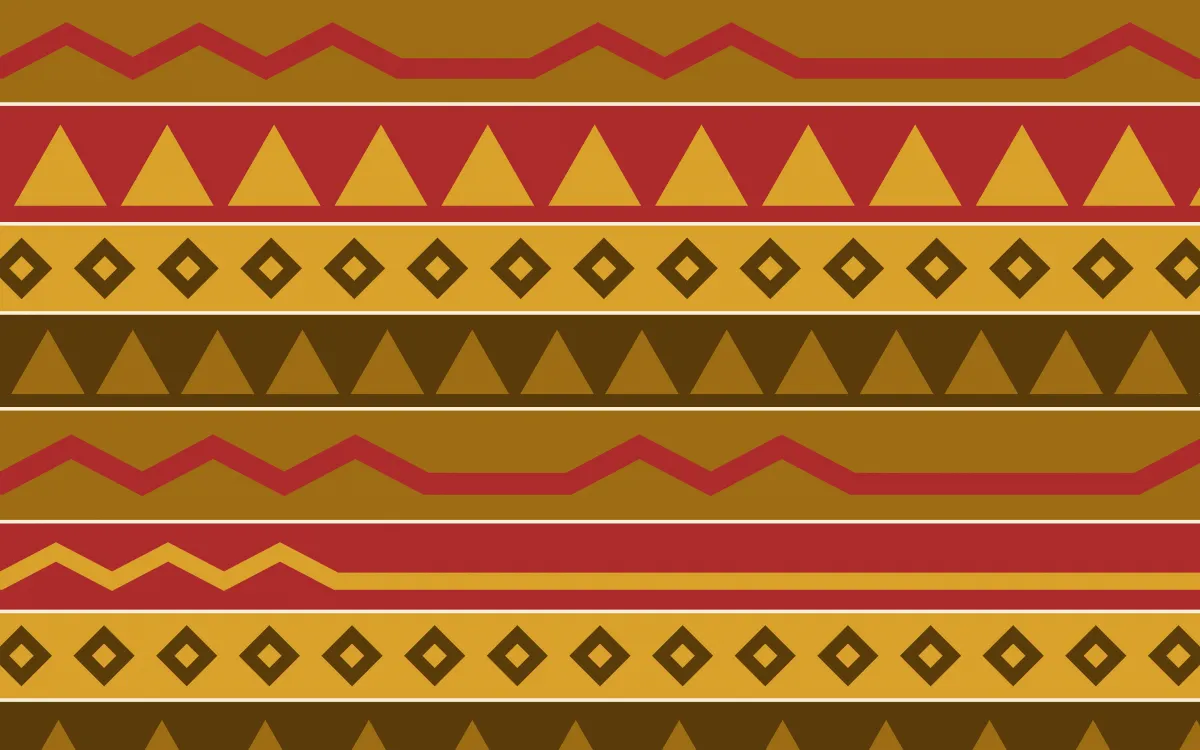 Bangkok Gold Kilim — colourful brown, red and gold kilim background