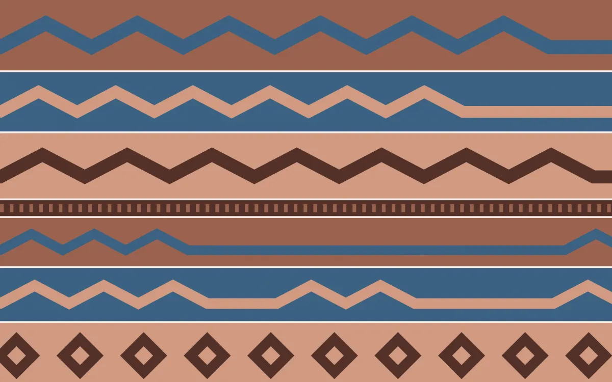 Budapest Rose Kilim — colourful orange and blue kilim background