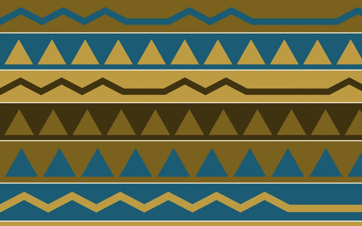 Cairo Gold Kilim — colourful brown, blue and gold kilim background