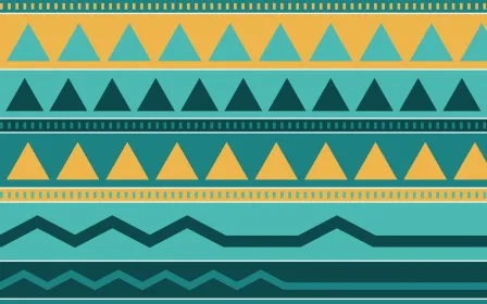 Cancún Surf Kilim — colourful teal and gold kilim background