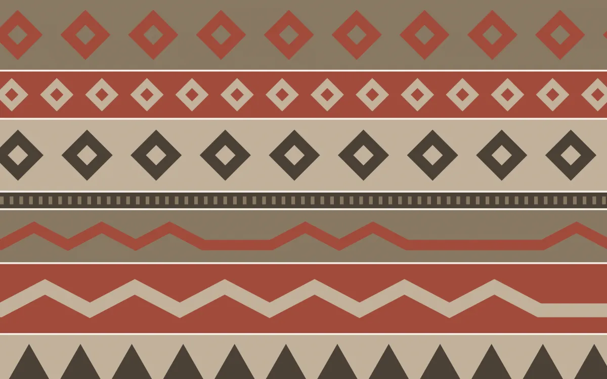Copenhagen Hygge Kilim — colourful orange and red kilim background