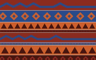Cusco Weave Kilim — colourful red, blue and orange kilim background
