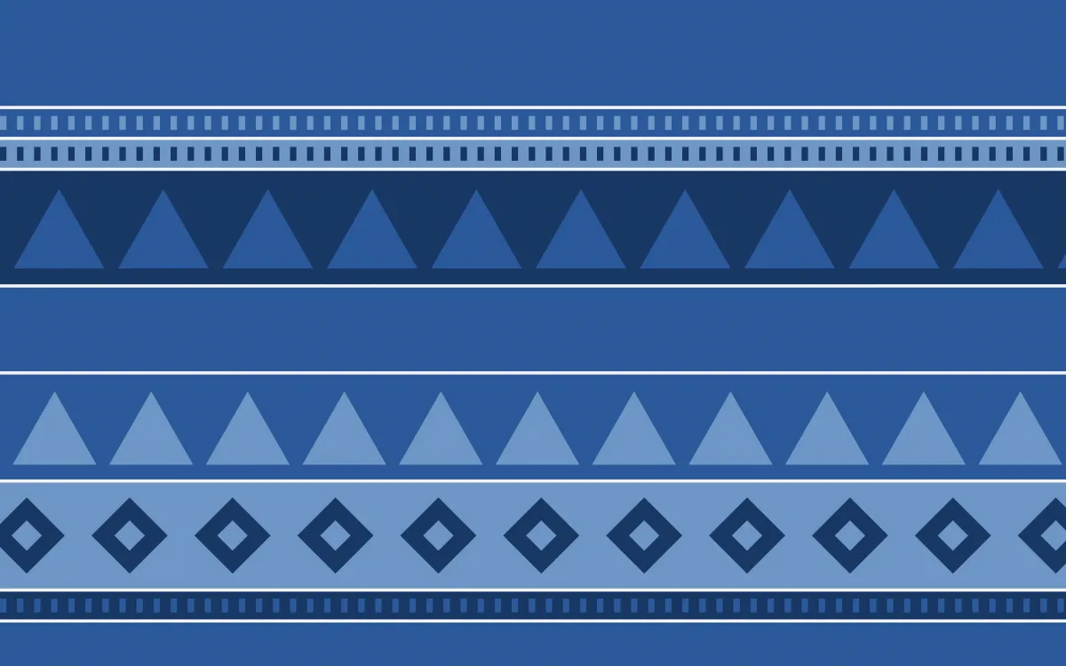 Delft Blue Kilim — colourful blue kilim background