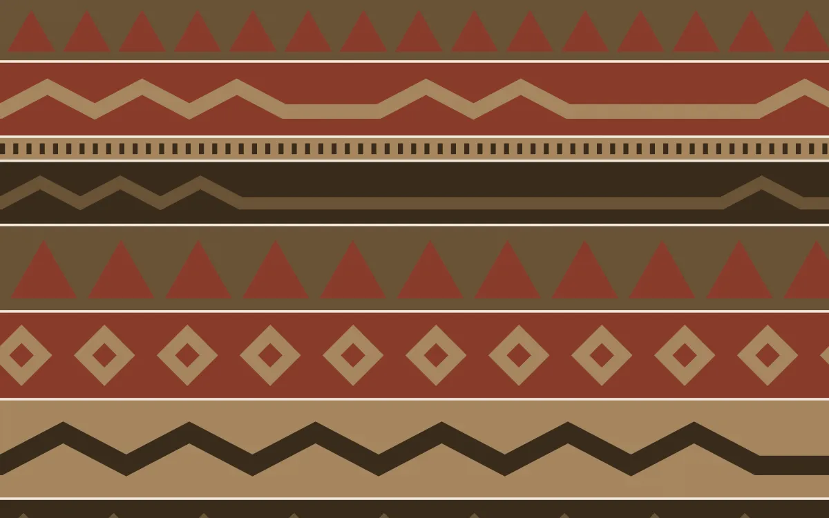 Desert Oud Kilim — colourful brown and orange kilim background