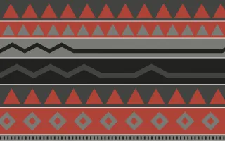 Edo Charcoal Kilim — colourful grey and red kilim background
