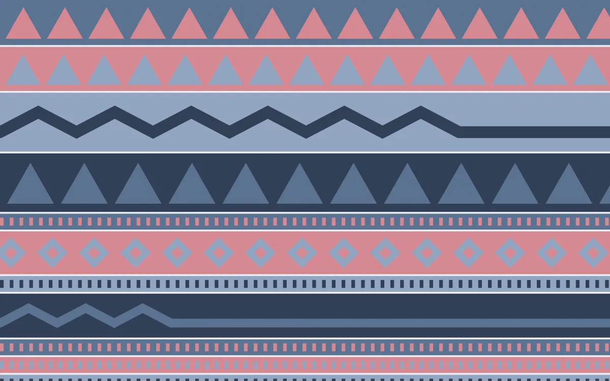Fuji Mist Kilim — colourful blue and red kilim background