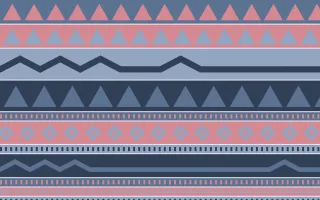 Fuji Mist Kilim — colourful blue and red kilim background