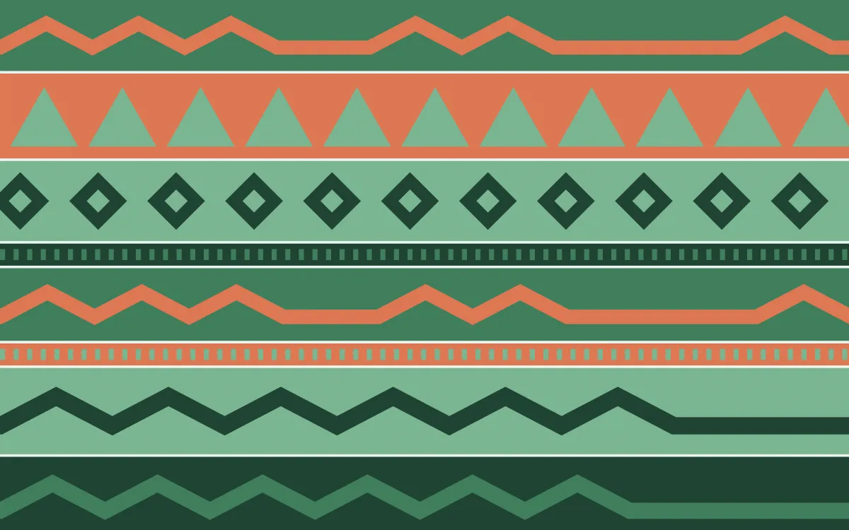 Havana Mint Kilim — colourful green and orange kilim background