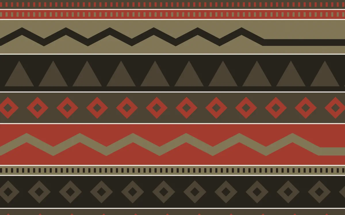 Highland Peat Kilim — colourful brown, red and yellow kilim background