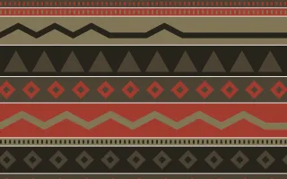 Highland Peat Kilim — colourful brown, red and yellow kilim background