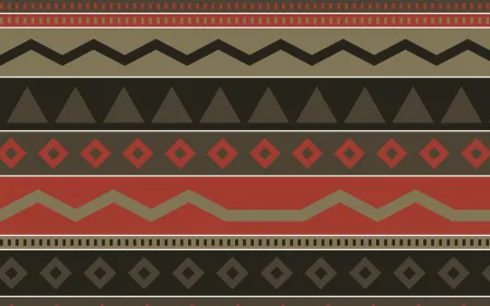 Highland Peat Kilim — colourful brown, red and yellow kilim background