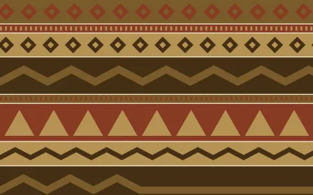 Java Heritage Kilim — colourful brown and gold kilim background