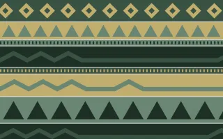 Kiwi Fern Kilim — colourful green and yellow kilim background