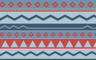 Lapland Snow Kilim — colourful blue and red kilim background