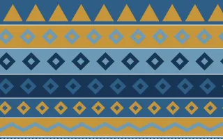Lisbon Azul Kilim — colourful blue and gold kilim background