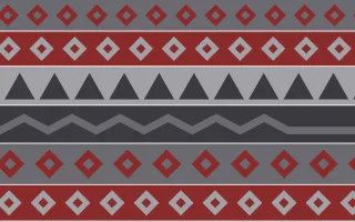 London Fog Kilim — colourful grey and red kilim background