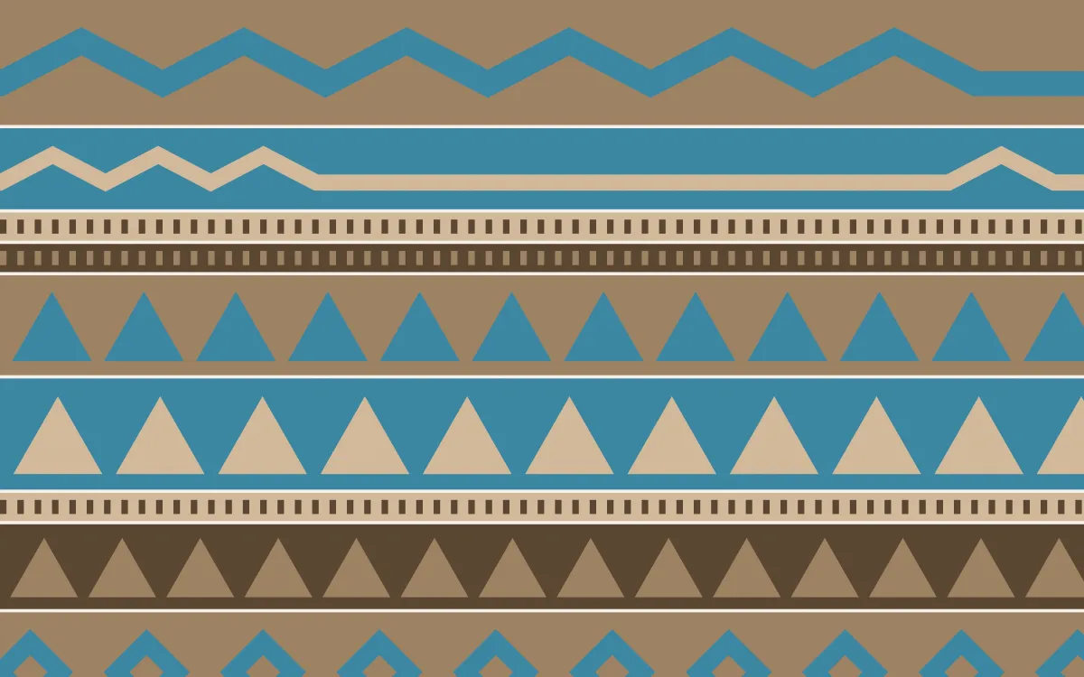 Manila Shell Kilim — colourful orange and blue kilim background