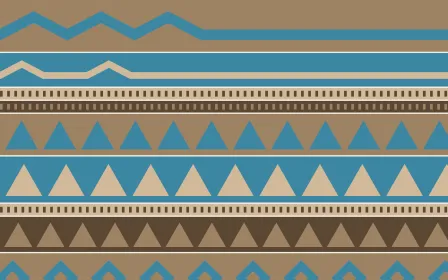 Manila Shell Kilim — colourful orange and blue kilim background