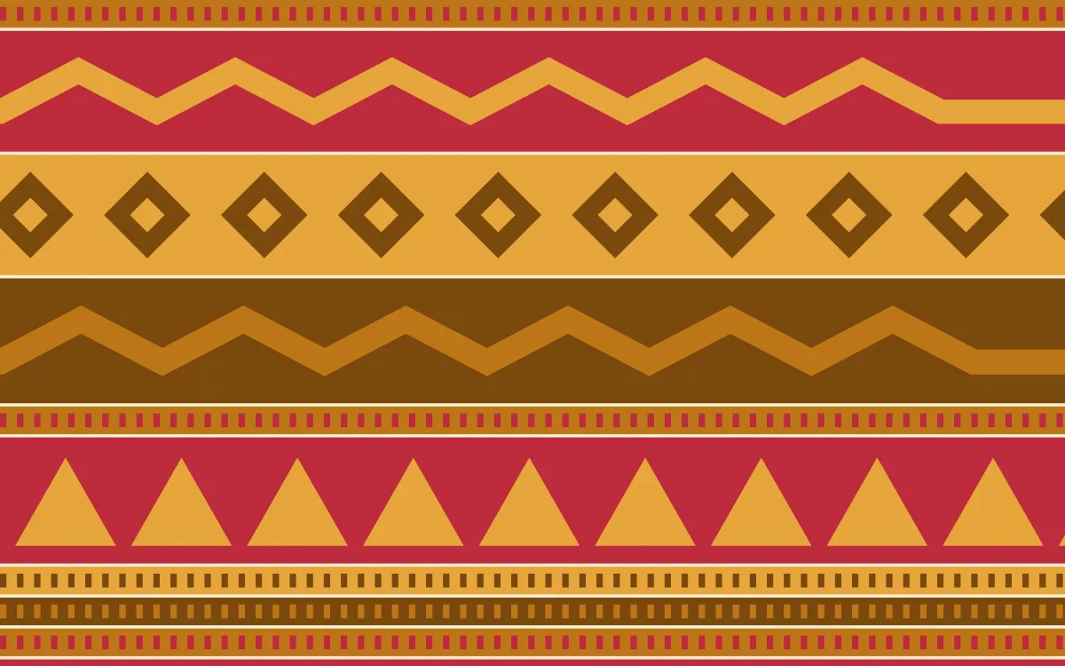 Marigold Temple Kilim — colourful orange and red kilim background