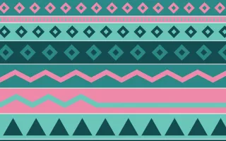Miami Deco Kilim — colourful teal and pink kilim background
