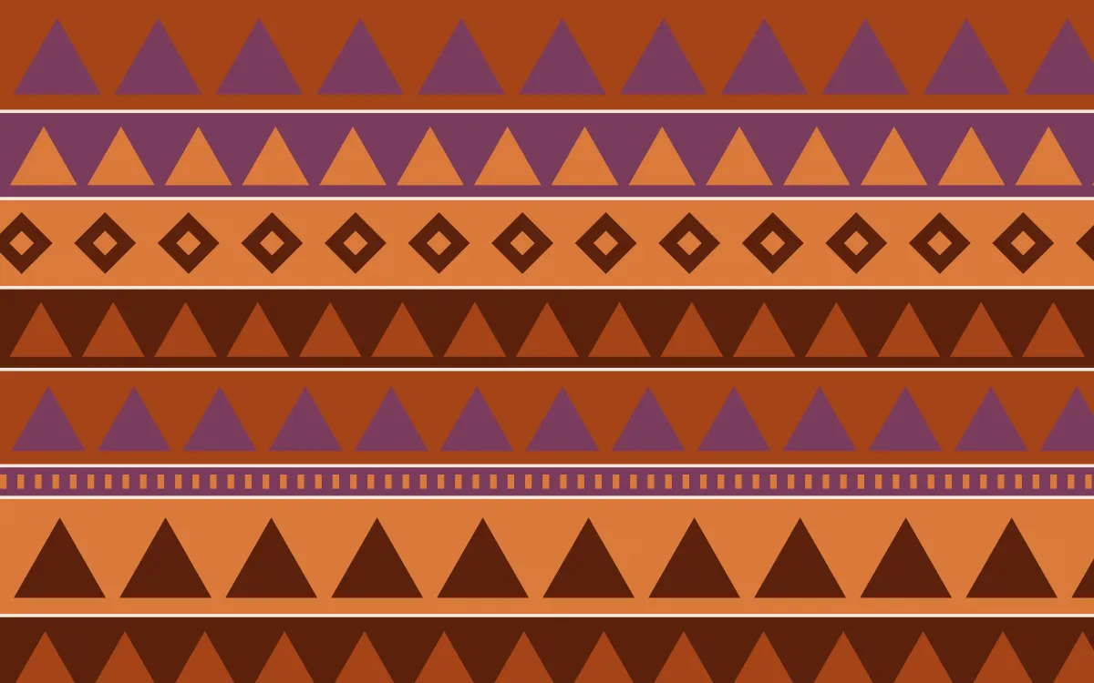 Momiji Maple Kilim — colourful brown, pink and orange kilim background