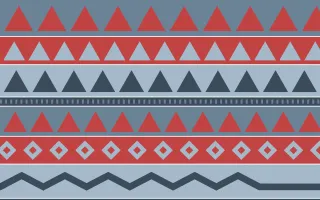 Montréal Hiver Kilim — colourful blue and red kilim background